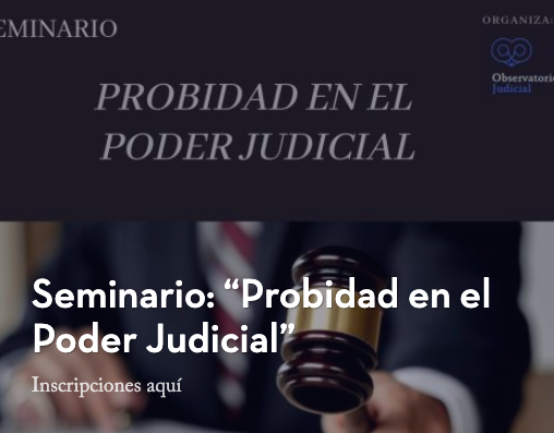 Probidad en el Poder Judicial"