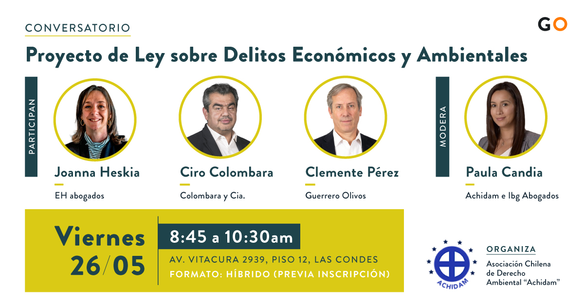 Conversatorio Sobre Proyecto De Ley Sobre Delitos Económicos Y ...